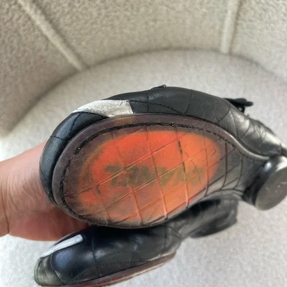 Authentic CHANEL Cambon Maryjane Ballerina Flats Black and White Shoes 36 - Picture 7 of 8